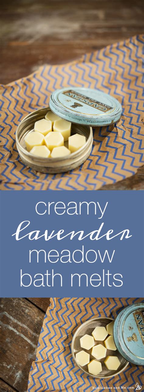 Creamy Lavender Meadow Bath Melts Humblebee And Me