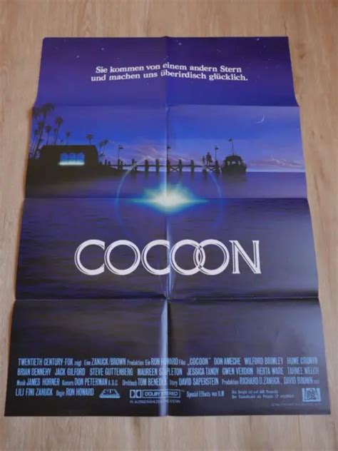 Cocoon Don Ameche Wilford Brimley Hume Cronyn Original Kinoplakat A