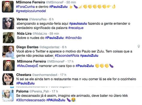 Nude de Paulo Zulu leva internautas à loucura