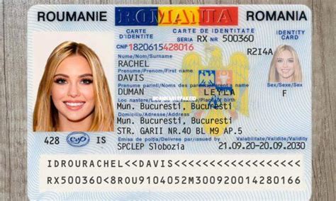 Romanian Identity Card Buy Real Registered And Fake Romania Id