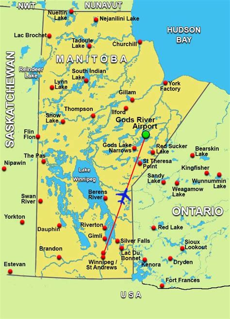 Charter Flights To Gods River Manitoba Charter Flight Network