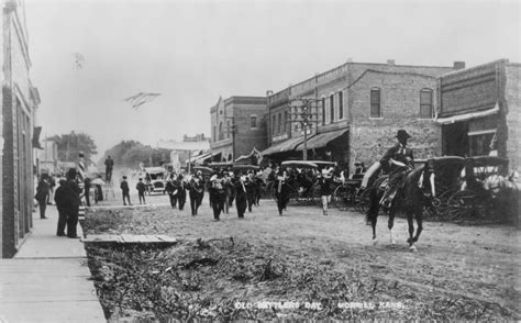 Old Settlers Day Parade Morrill Kansas Kansas Memory Kansas