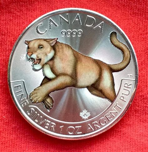 Canada Dollars Wildlife Serie Cougar Color Catawiki