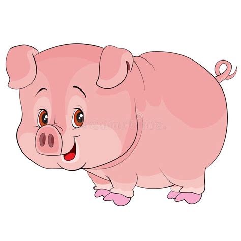 Pink Pigs Cartoon