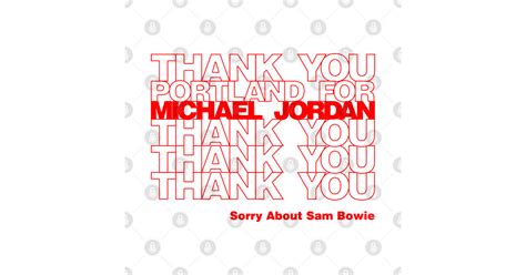 Thank You For Michael Jordan Michael Jordan T Shirt Teepublic