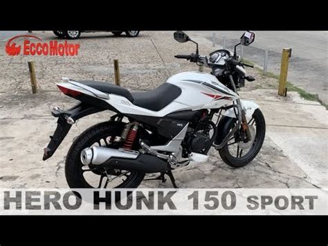 Moto Hero Hunk 150 SPORT Ficha Tecnica Tablero Sonido De Motor