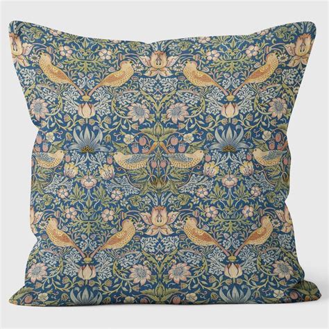 We Love Cushions Strawberry Thief William Morris Cushion Uk