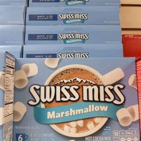 Swiss Miss Marshmallow Hot Cocoa Mix No Artificial Colors 6 Sachet Shopee Philippines