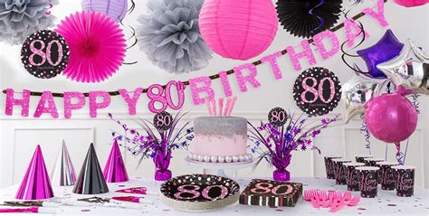 80th Birthday Party Decorations Supplies | BirthdayBuzz