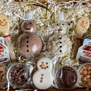 Snowman Gift Set Hot Cocoa Care Package Hot Cocoa Set Hot Cocoa Bar Hot Chocolate Snowman