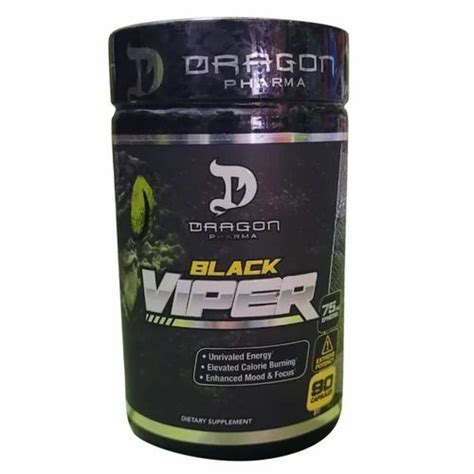 Dragon Pharma Black Viper Fat Burner Capsules At 2000 Bottle Fat