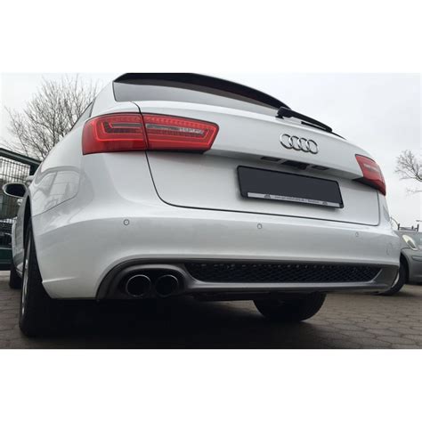 Difusor Trasero Para Audi A6 C7 Avant Sline Look