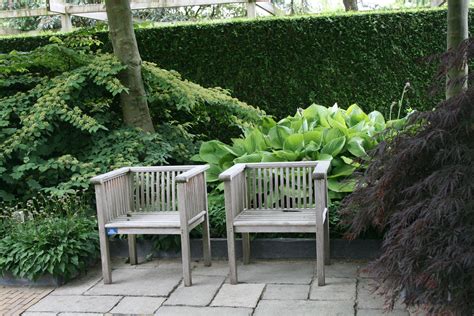 Gartenreise Holland Sitzpl Tze Im Garten Hostas Ahorn Hecke