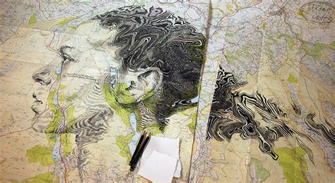 More Map Art: 27 Cool Cartographic Sculptures & Drawings | Urbanist