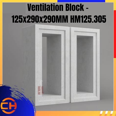 Ventilation Block 200x200x65mm Hm011 Kuala Lumpur Kl Malaysia Selangor Sentul