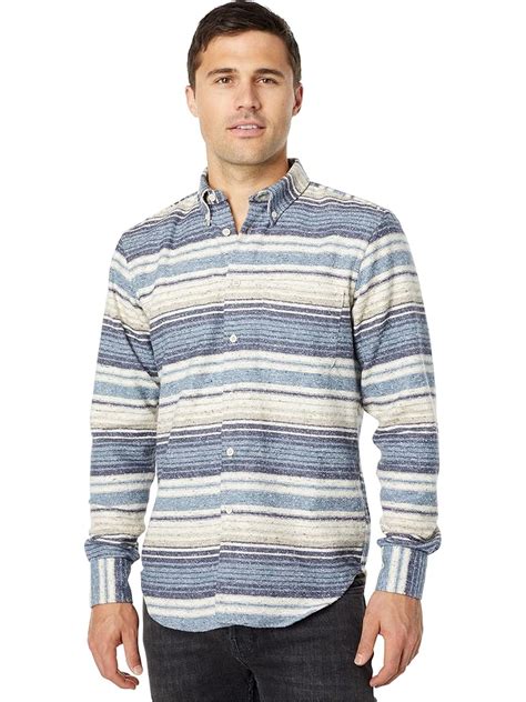 Naked Famous Ombre Flannel Shirt Pm