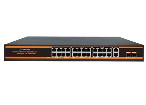 24 Port GIGA 2 Uplink GIGA 2 SFP POE Switch S 24GE 2G 2UF 3N