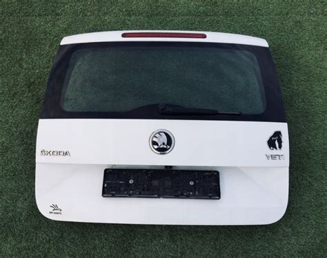 SKODA YETI LIFT TYŁ BAGAŻNIKA KLAPA TYLNA - 11671122426 - oficjalne ...