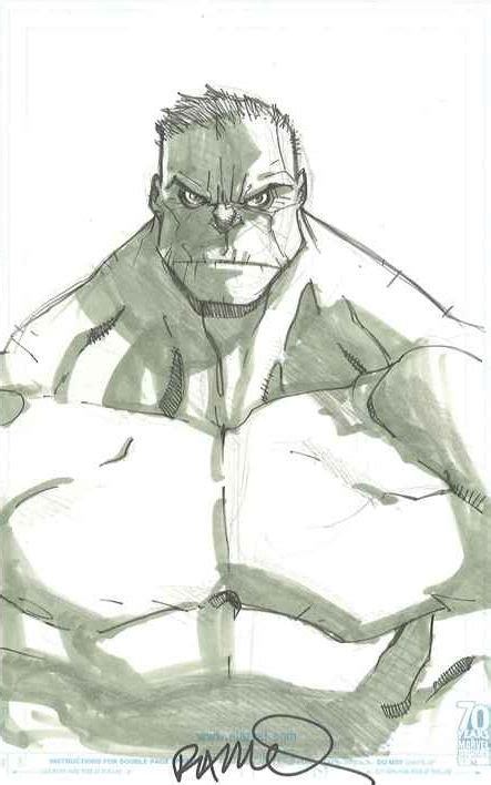 Incredible Hulk Humberto Ramos In T Shen S Commissions Sketches