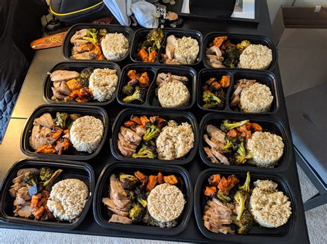 Meal Prep Dinner Rice Chicken Broccoli Sweet Potato R Mealprep