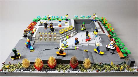 [MOC] Skate Park in 2023 | Lego skateboard, Lego creative, Cool lego ...