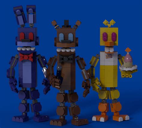 Lego FNAF: Fnaf 1 Animatronics by flyingpiggles on DeviantArt