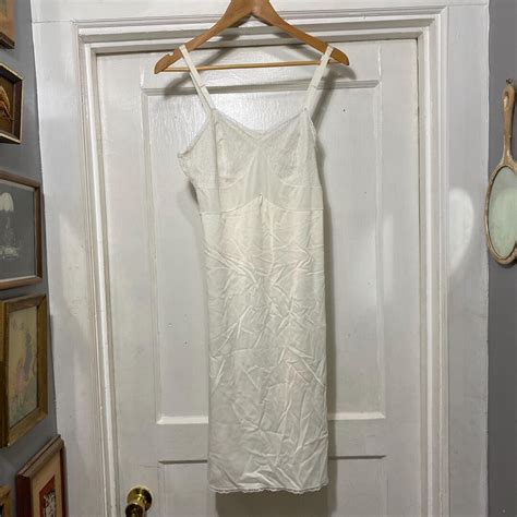 Vintage Nancy King Lingerie White Slip Etsy