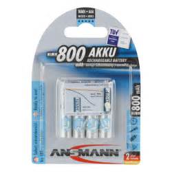 Ansmann Maxe Aaa 800 Mah Rechargeable Batteries Pack Of 4