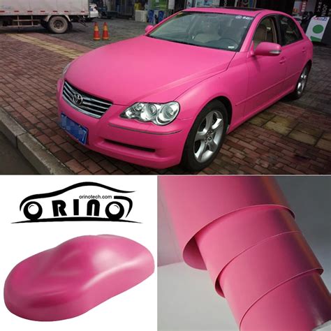 Buy High Quality Matte Rose Red Car Wrap Vinyl Film