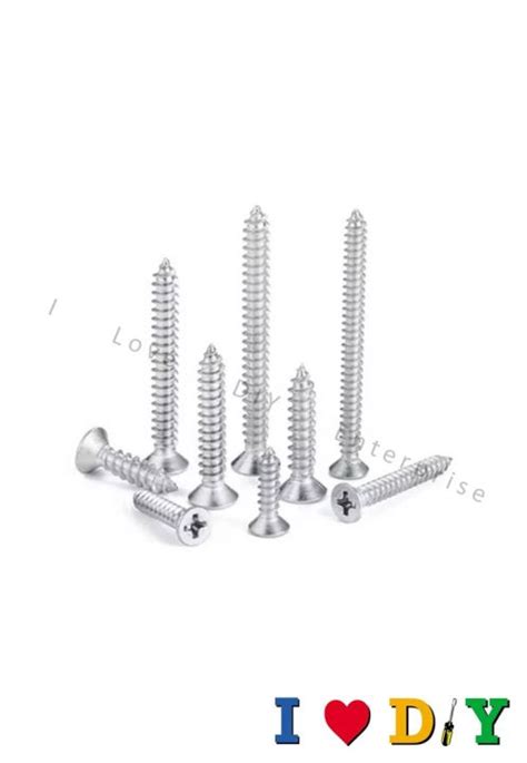 Mm Tapping Screw Flat Head Self Tapping Screw Flat Head Skru