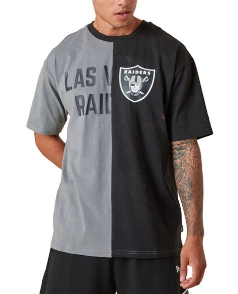 Las Vegas Raiders Split Graphic Grey T Shirt