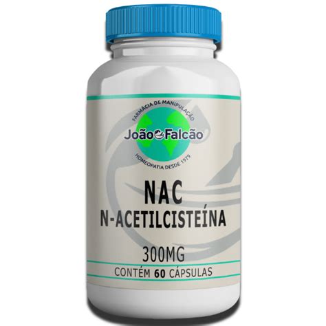 Acetilcisteina E Nac É A Mesma Coisa - N-Acetilcisteína(NAC) 300Mg - 60 Cápsulas