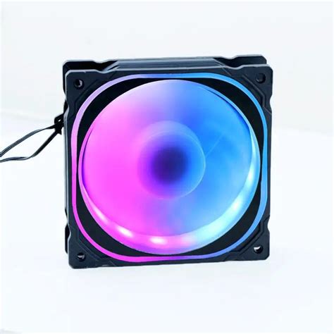 RGB LED Fans Cooling for PC Computer CPU Cooler Silent Air Cooler ...