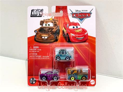 Disney Pixar Cars Mini Racers Professor Z Mater Holley Shiftwell Brand