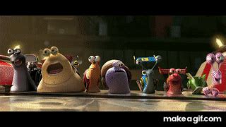 Turbo: Snail Race 2013 Movie Scene on Make a GIF