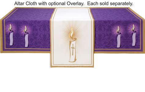 Altar Cloth Overlay For Advent Praisebanners