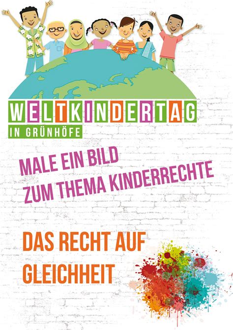 2 Malwettbewerb Zum Weltkindertag