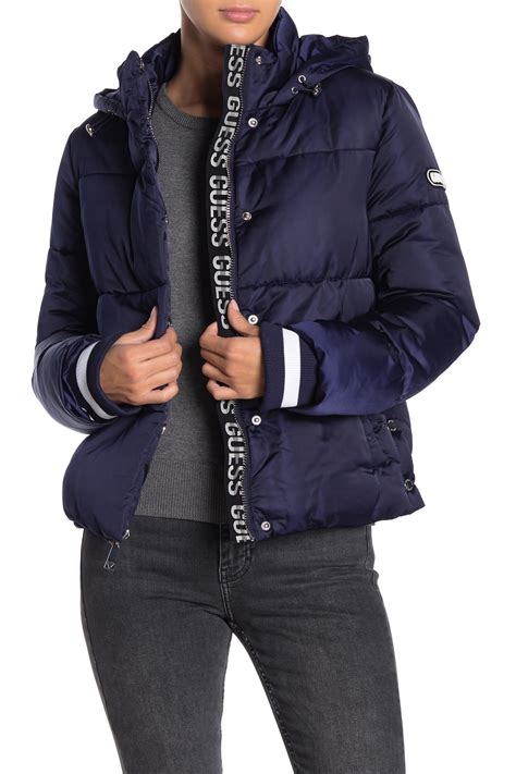 Guess Logo Quilted Puffer Jacket Hautelook