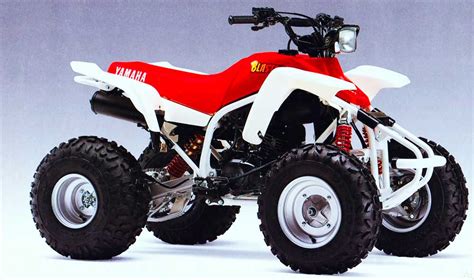 1988 Yamaha Blaster 200 2-Stroke ATV White Red - Yamaha Old Bikes List