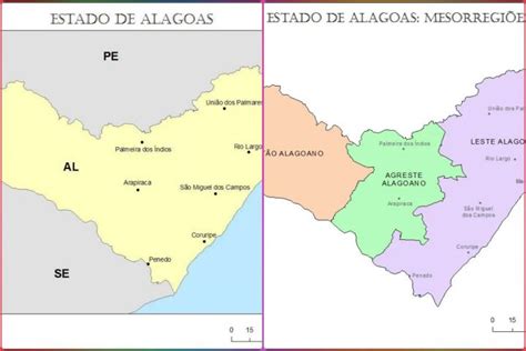 Mapa De Alagoas Para Imprimir