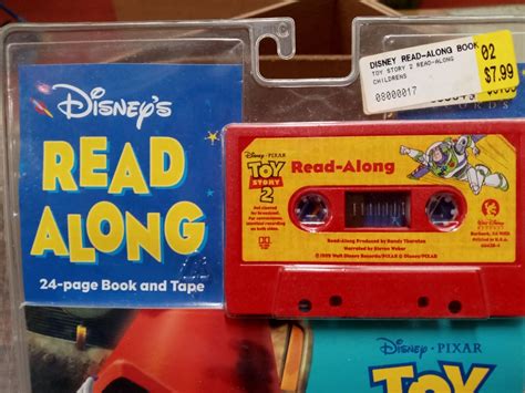 Vtg Disney Pixar Toy Story 2 Read Along 1999 And Sing Along Cassette