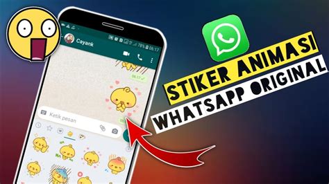 Cara Membuat Stiker Bergerak Di Whatsapp Youtube