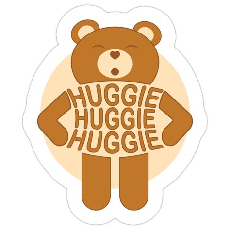 Bear Hugs Sticker Nicholas James Bruno Designs