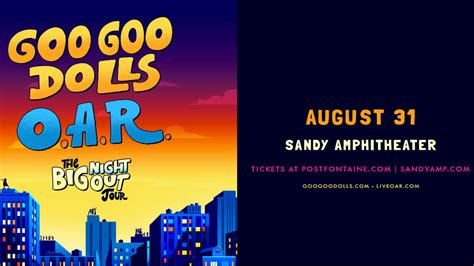 Goo Goo Dolls On August 31 2023 At The Sandy Amphitheater My 99 5