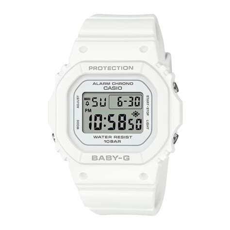 Reloj Baby G Bgd U D Resina Mujer Blanco Btime