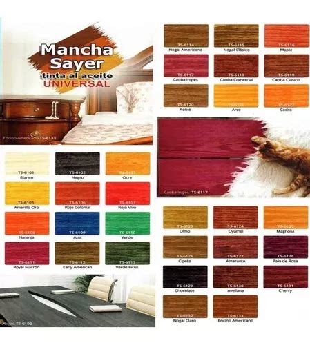 Mancha Ciprés 1 Litro Tinta Al Aceite Sayer Ts 6126 30 en venta en