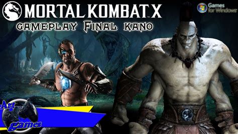 Mortal Kombat X K Fps Pc Max Settings Gameplay Final Kano Youtube