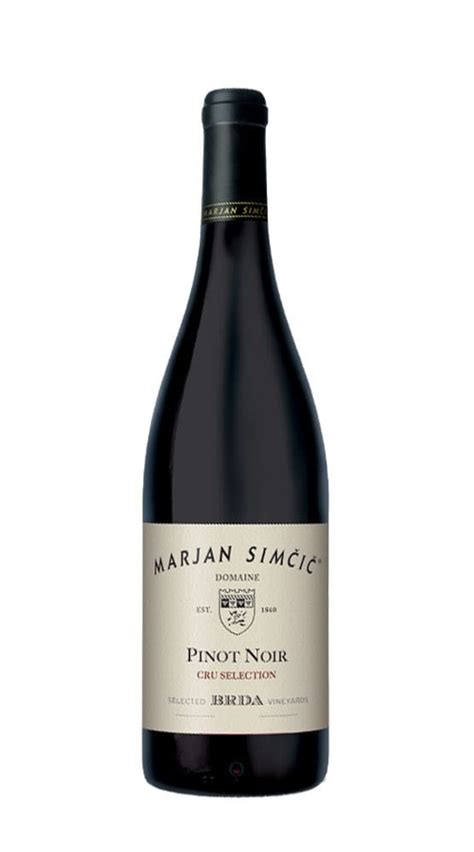 Pinot Nero Cru Selection Simcic Marjan questo vino rosso sloveno è un