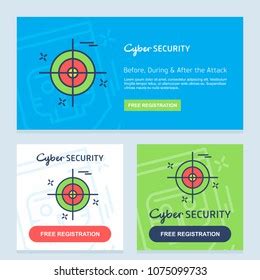 Cyber Security Banner Design Vector Stock Vector (Royalty Free) 1074927905 | Shutterstock