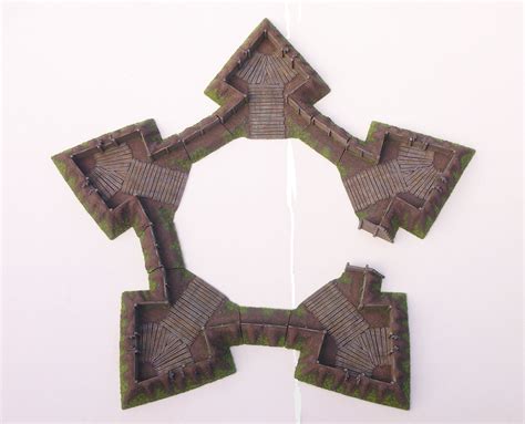 Five pointed Star Fort (28mm) - Paul's Modelling Workshop